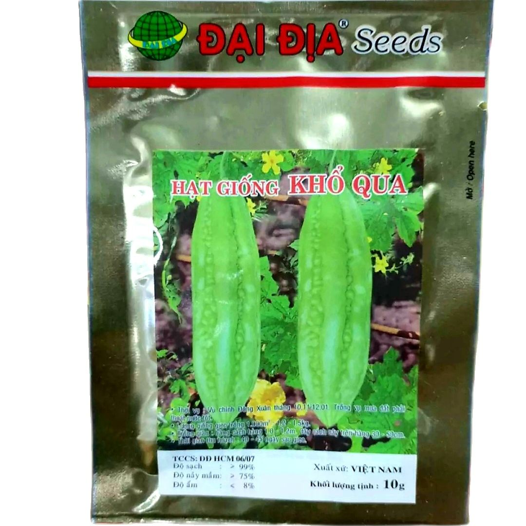 Hạt giống Khổ Qua Đại Địa (10gr) Giống tốt bội thu.