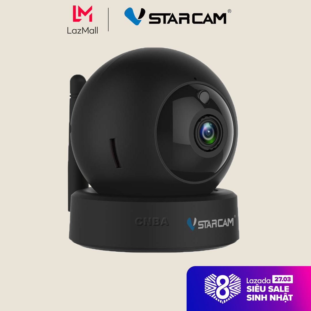Camera wifi ip vstarcam g43s full hd 1080p 2mb, hồng ngoại ban đêm
