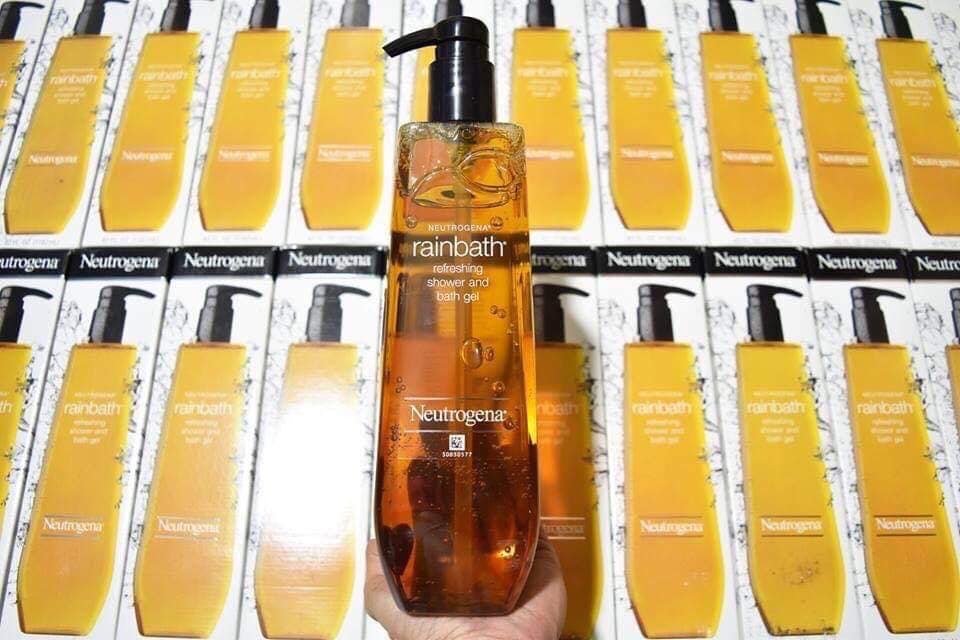 Gel tắm tri mụn lưng neutrogena rain bath refreshing 473ml