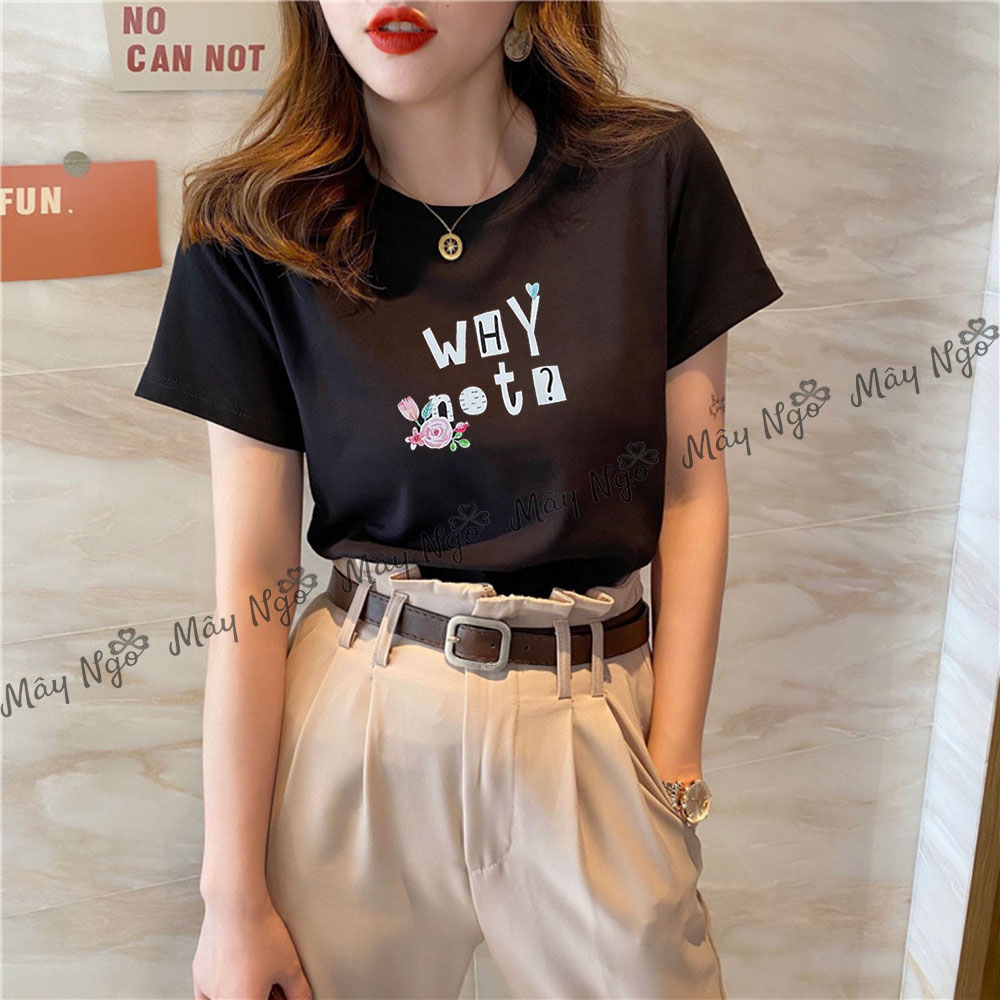 Áo thun thái in chữ thun xịn form vừa ôm nhẹ