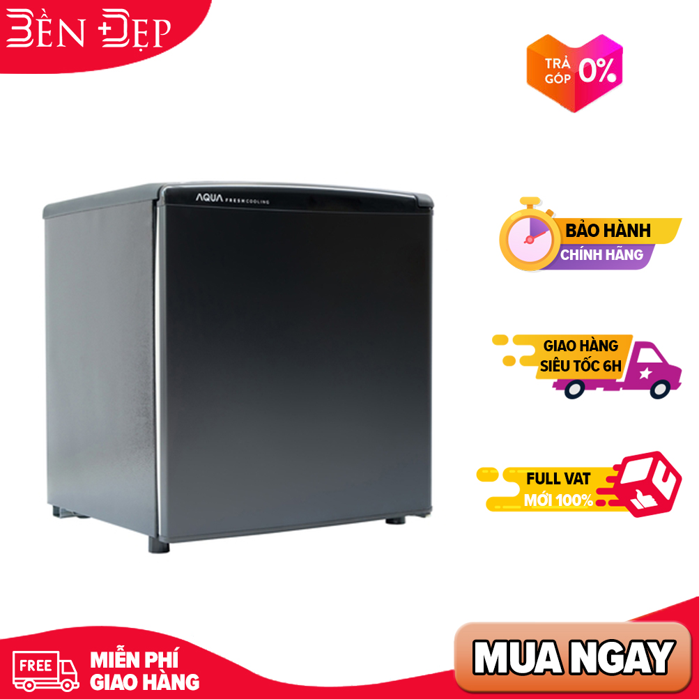 Tủ lạnh Aqua mini 50 lít AQR-D59FA(BS) (Giao hàng HN, HCM&amp; các tỉnh yêu cầu thanh toán trước trên ứng dụng)