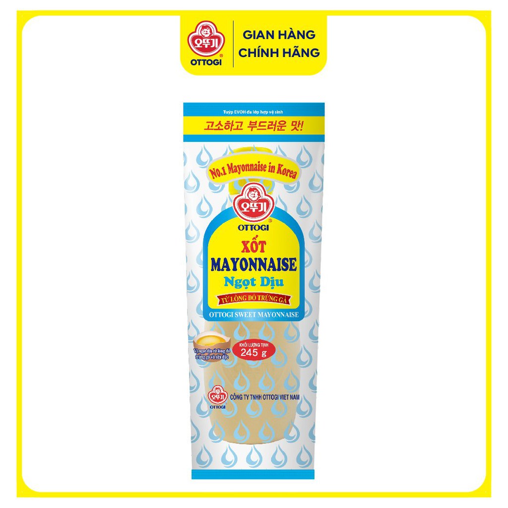 Sốt Mayonnaise ngọt dịu OTTOGI 245g