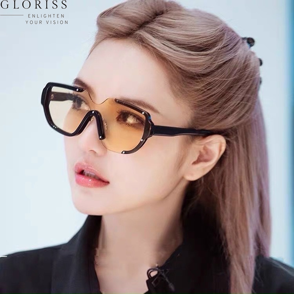 Mắt kính râm nam nữ thời trang gloriss - fashion chống nắng, chống tia uv
