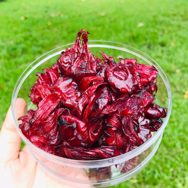 Mứt hoa hồng DLFresh mứt atiso đỏ chua ngọt tự nhiên 500g