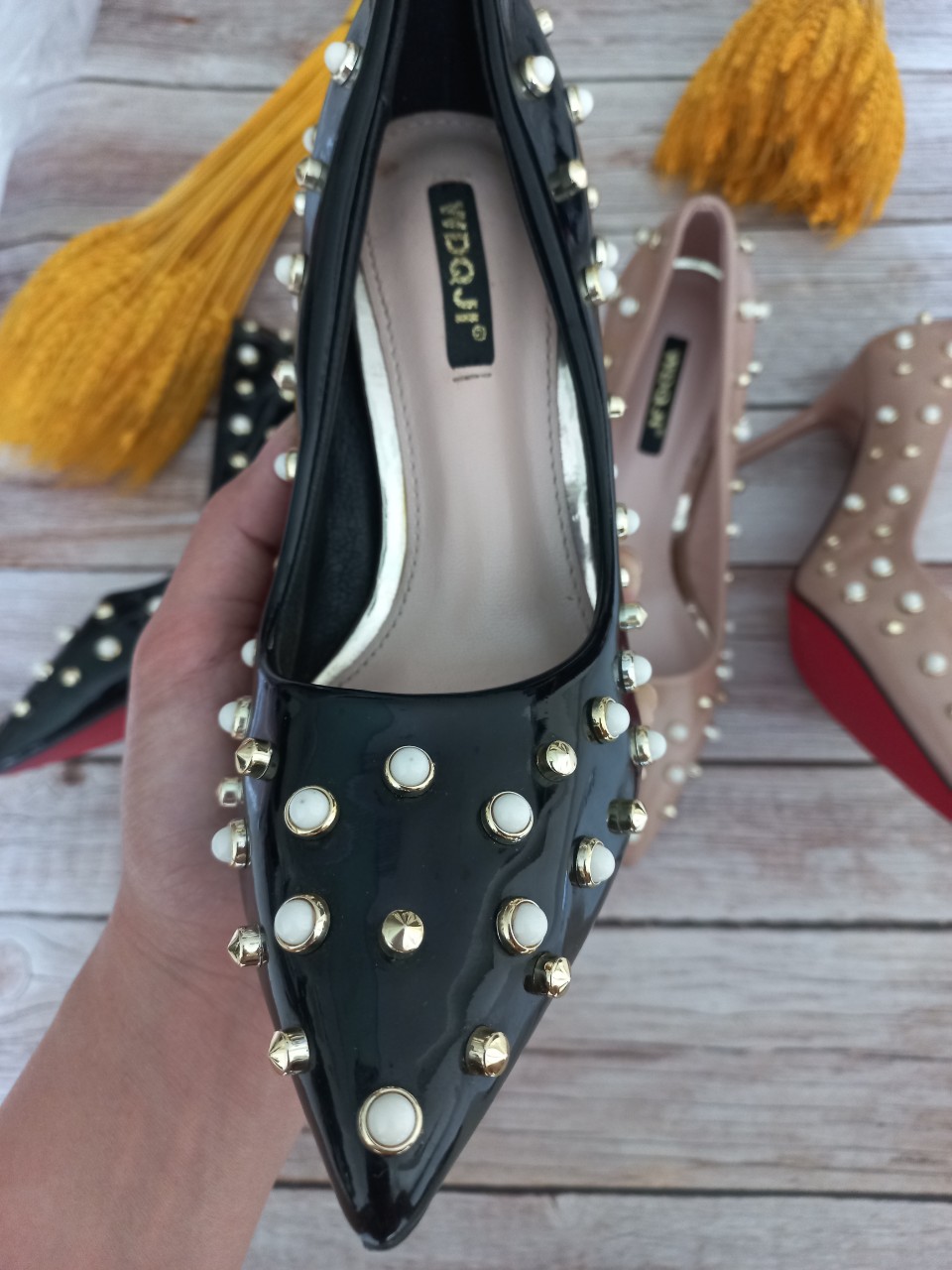 [HCM]GIÀY CAO GÓT NỮ BÍT MŨI CAO 9 PHÂN CAO CẤP