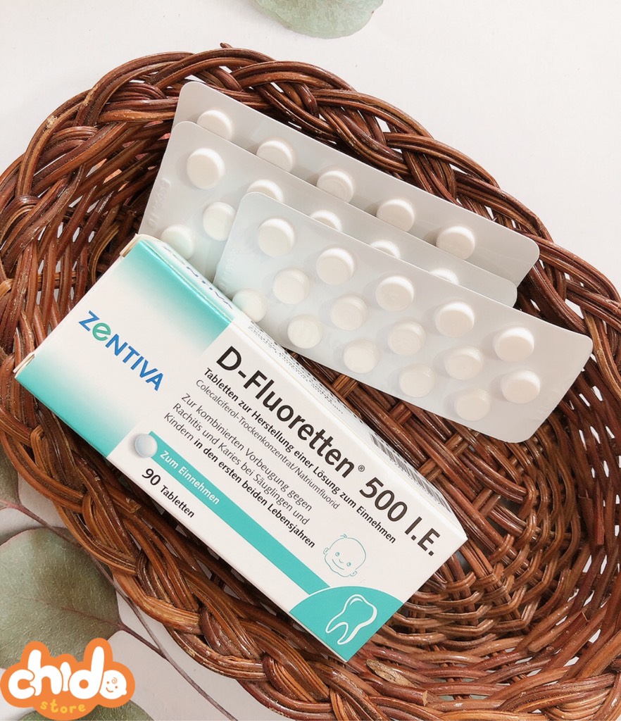 Vitamin d-fluoretten đức 500 ie
