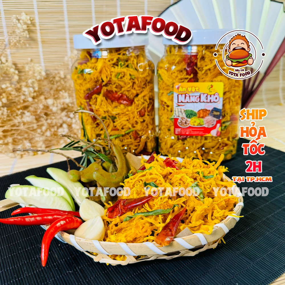 1Kg Khô Gà Lá Chanh Đặc Biệt  (Giòn ngon - đậm vị) | Đồ ăn vặt Yotafood