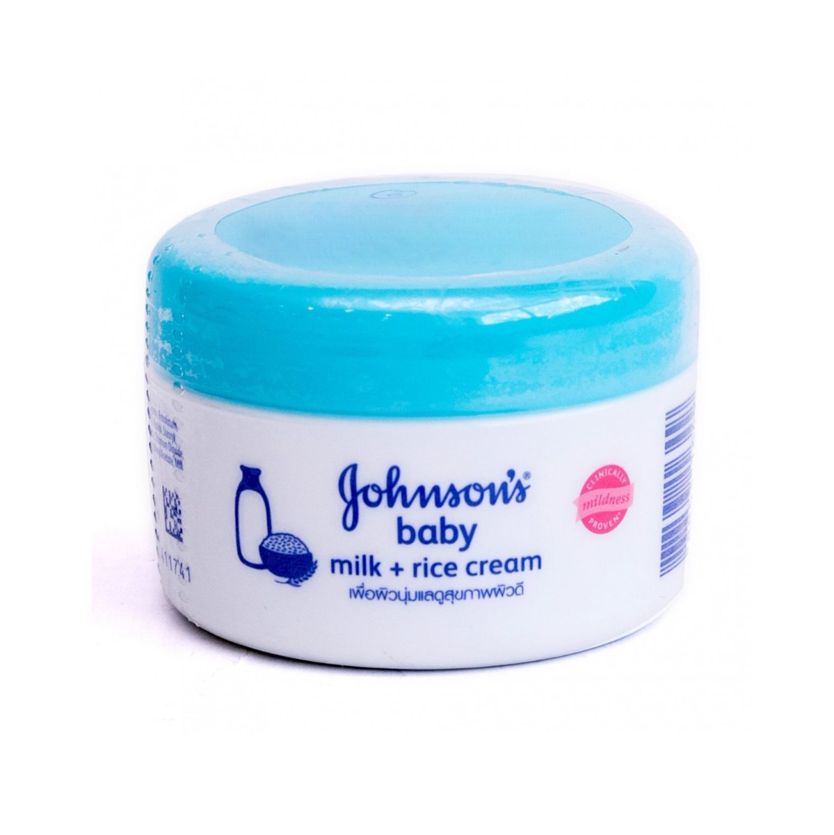 Kem dưỡng thể Johnson's Milk & Rice Baby Cream 50g