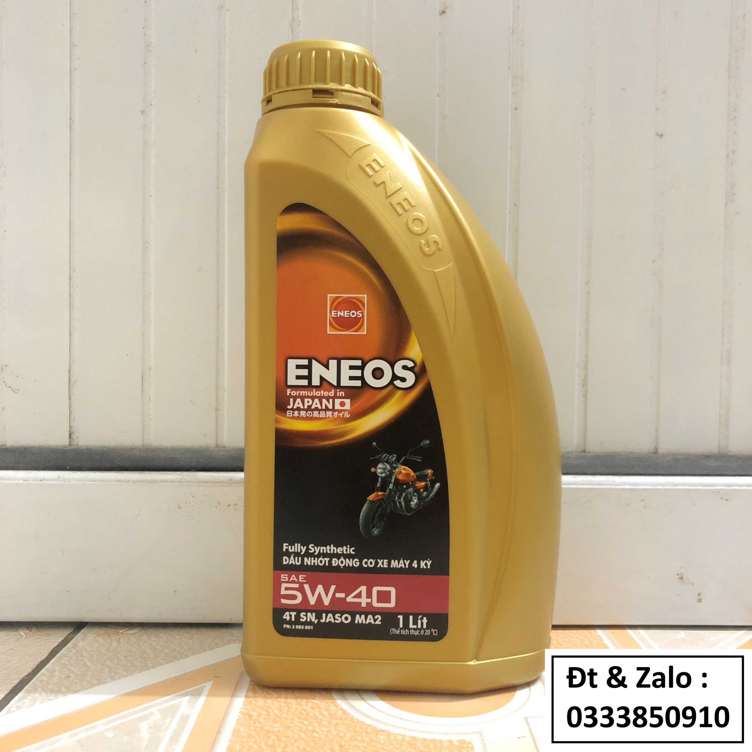 Dầu nhớt xe số tổng hợp toàn phần eneos sn/ma2 5w40