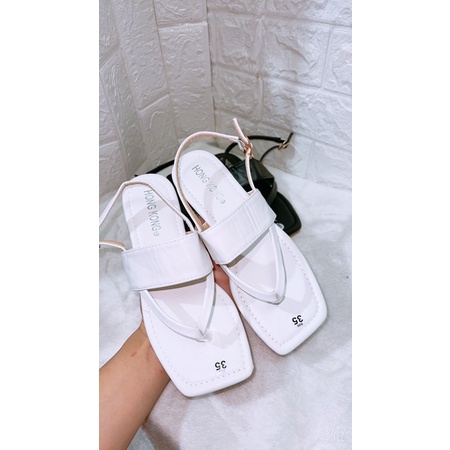 Dép kẹp nữ kết hợp quai ngang bản to có quai hậu( sandal kẹp) siêu xinh