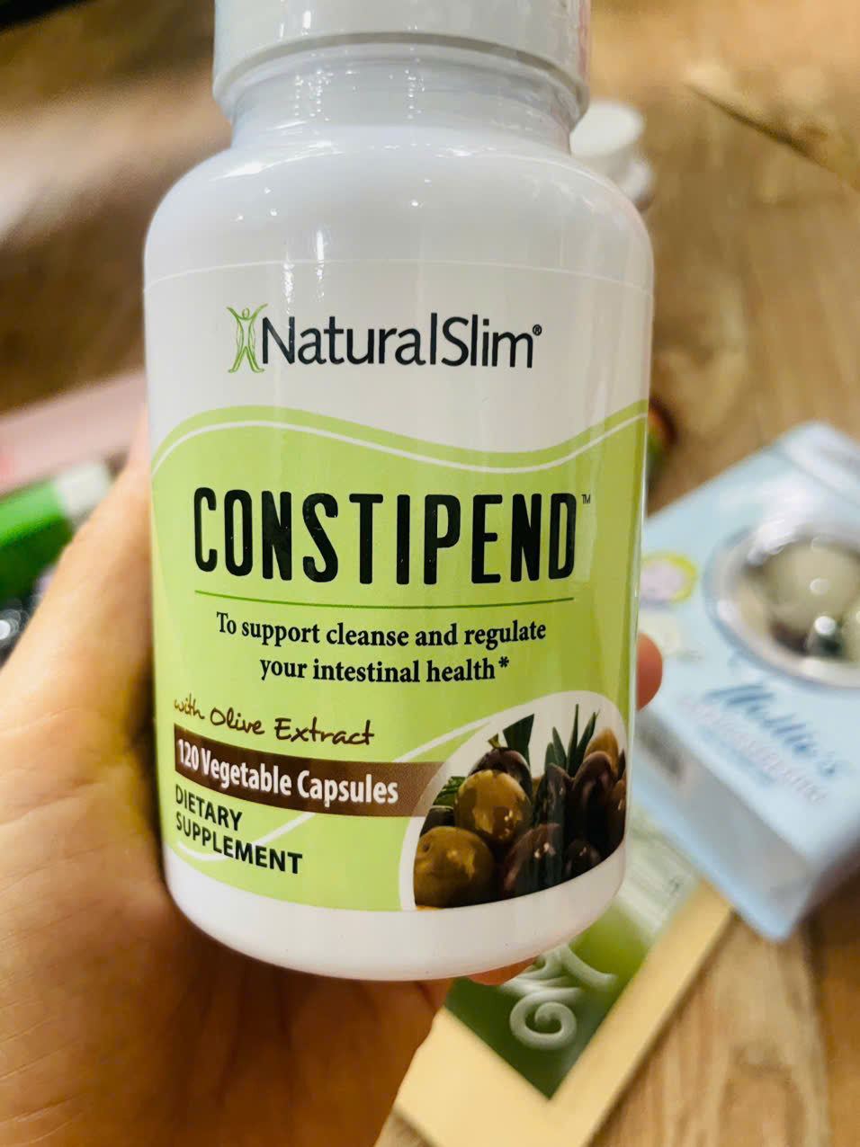 NaturalSlim Constipend - Làm sạch đại tràng và giảm táo bón, 120 viên