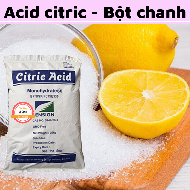 Axit Chanh, Acid Chanh, acid Citric, Axít Citric, bột tạo chua