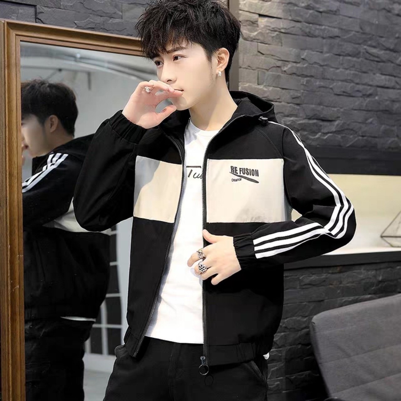 Áo khoác kaki nam thời trang cao cấp siêu hot mẫu mới flood akk03