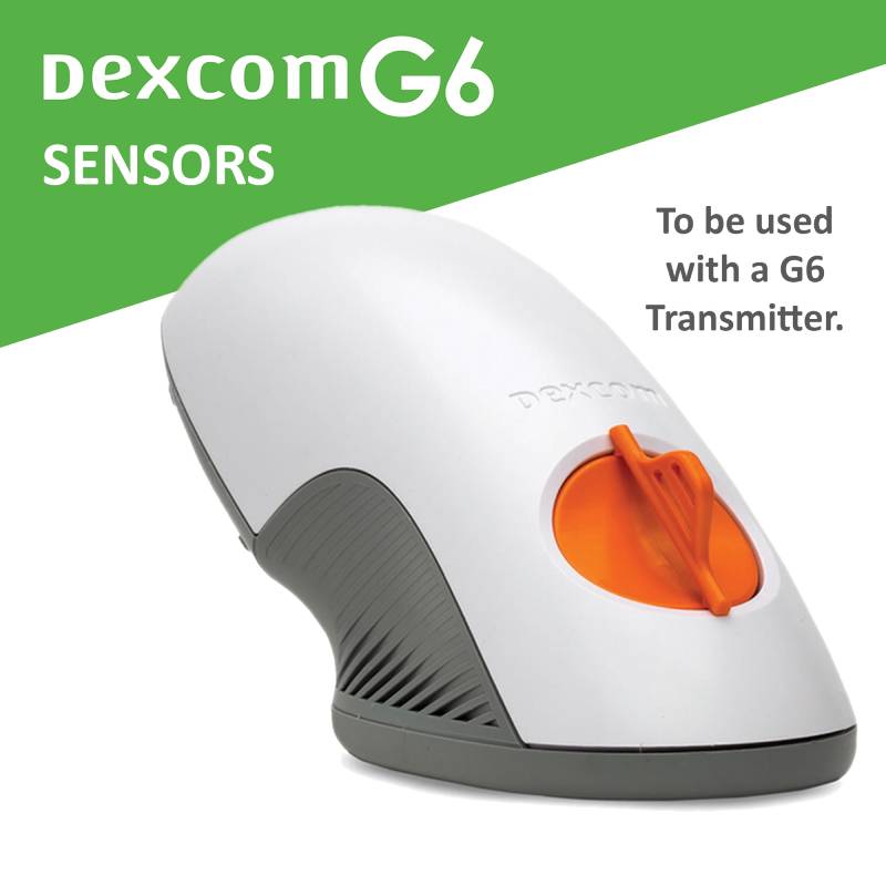 Cảm biến hệ thống theo dõi đường liên tục Dexcom G6. Hộp 3 cái