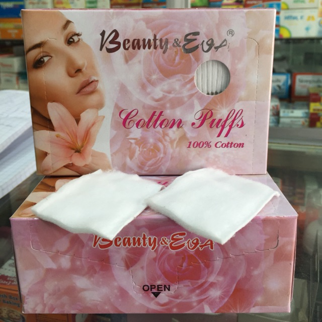 Bông tẩy trang beauty & eva hộp 80 miếng