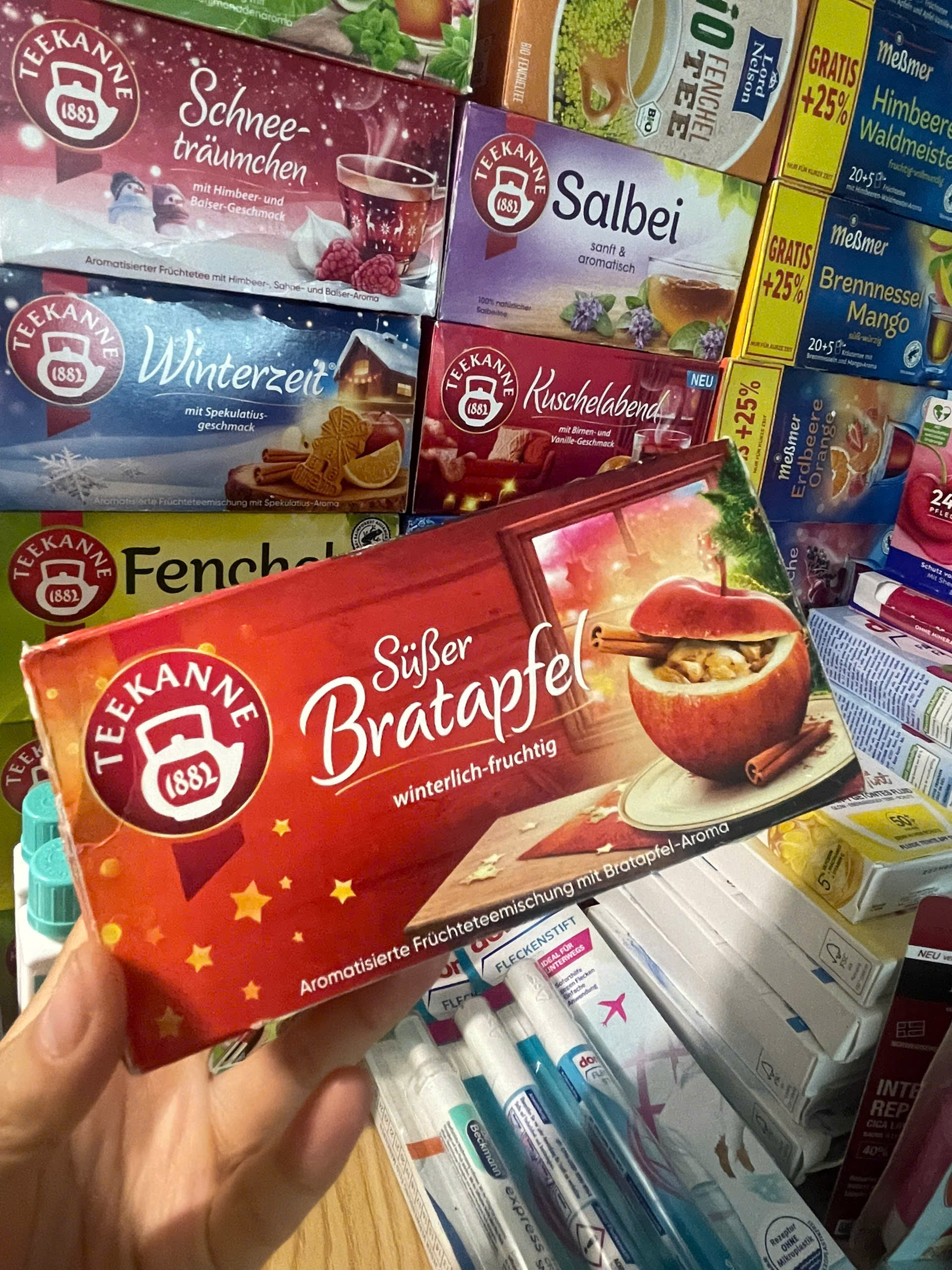 Made.in.Germany✨ -🍎☕ Trà Trái Cây Táo Nướng Ngọt – TEEKANNE 1882 Süßer Bratapfel (20bags)