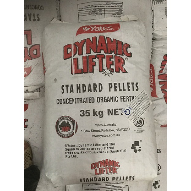 1Kg Phân hữu cơ Úc - viên tan chậm DYNAMIC LIFTER (bán lẻ từ bao 35kg) cho phong lan, hồng, mai, hoa kiểng, rau sạch