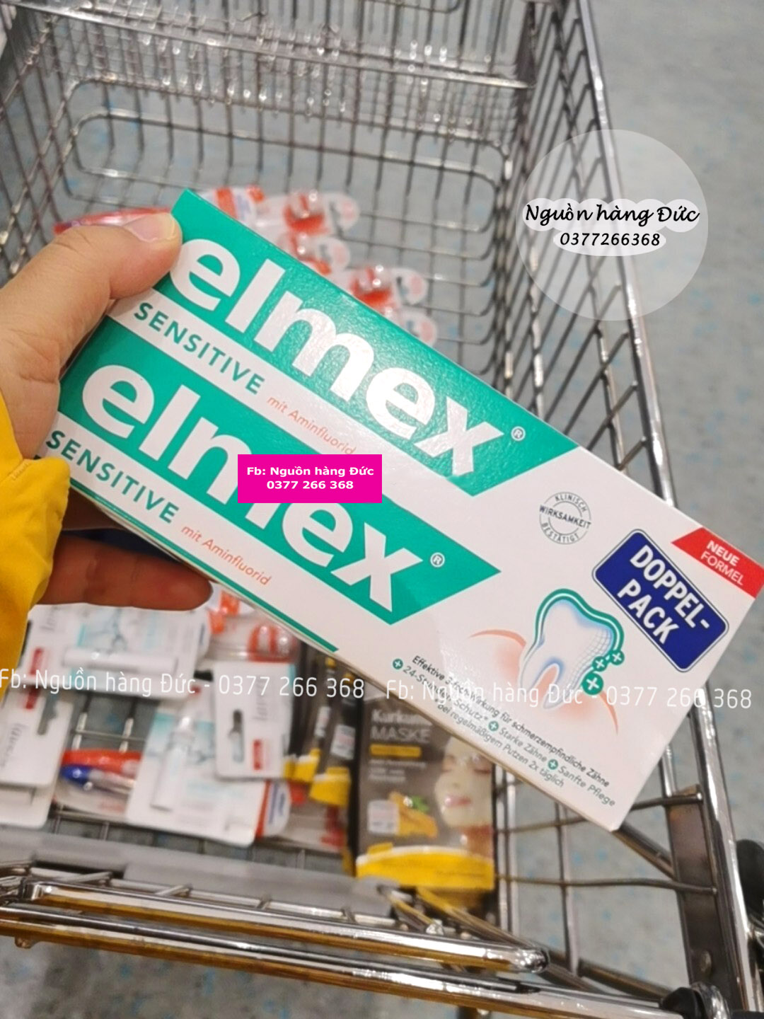 KEM ĐÁNH RĂNG ELMEX SENSITIVE NỘI ĐỊA ĐỨC (SET ĐÔI)