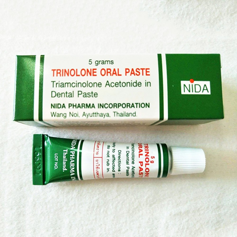 Kem bôi nhiệt miệng trinolone oral paste