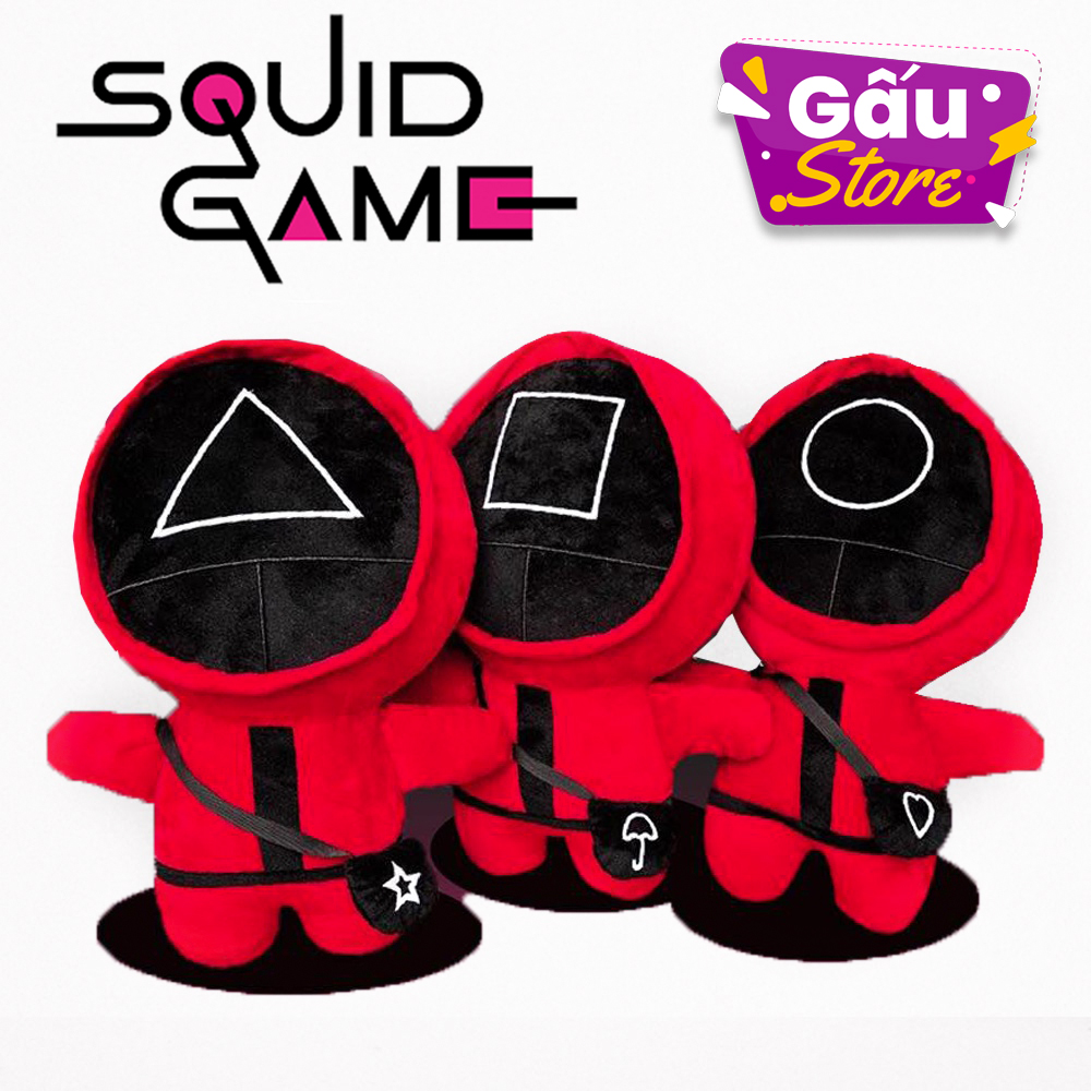 Gấu bông Lính gác Squid Game - Gấu bông Trò Chơi Con Mực - Hàng Việt Nam chất lượng cao