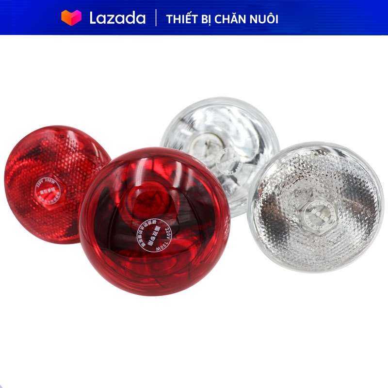 Bóng úm gà sưởi ấm gia xúc - gia cầm bóng sưởi hồng ngoại 100w, 150w, 200w, 250w bd56