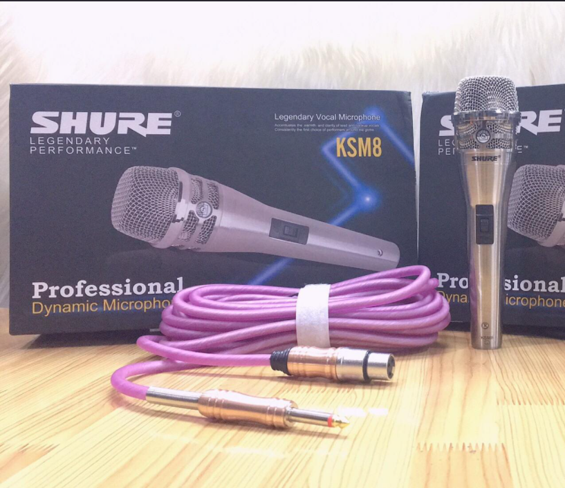 [Xả Kho Sale 50%] Mua Micro Hát Karaoke,Mic Có Dây Hát Karaoke Chuyên Nghiệp Micro Karaoke Có Dây Shure Ksm8 Cao Cấp Hát Cực Hay Micro Karaoke Chất Lượng, Cho Âm Thanh Tuyệt Hảo, Giá Ưu Đãi Bất Ngờ
