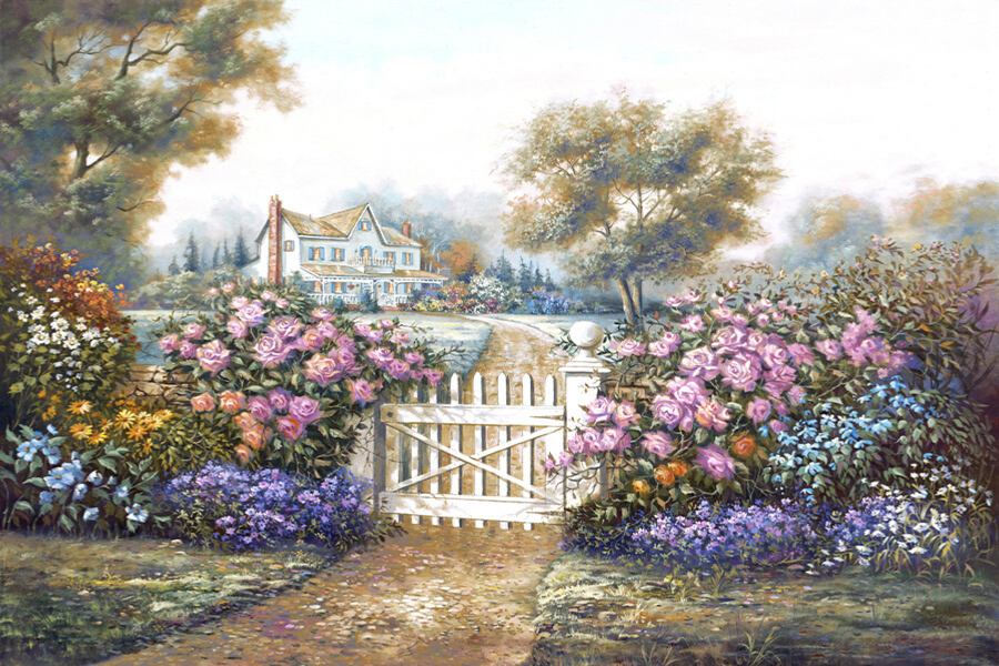 Khám phá hơn 329 vẽ tranh vườn hoa tuyệt vời nhất - Tin Học Vui