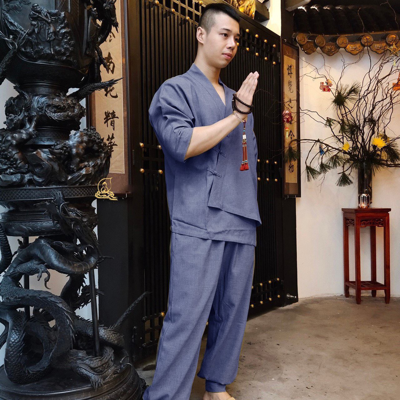 Set đồ đi chùa cho nam giới