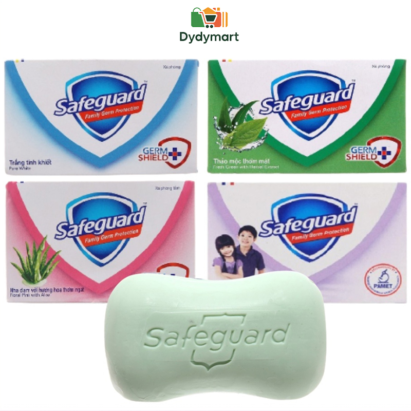 Hộp 1 cục xà bông Safeguard thảo mộc thơm mát 115g