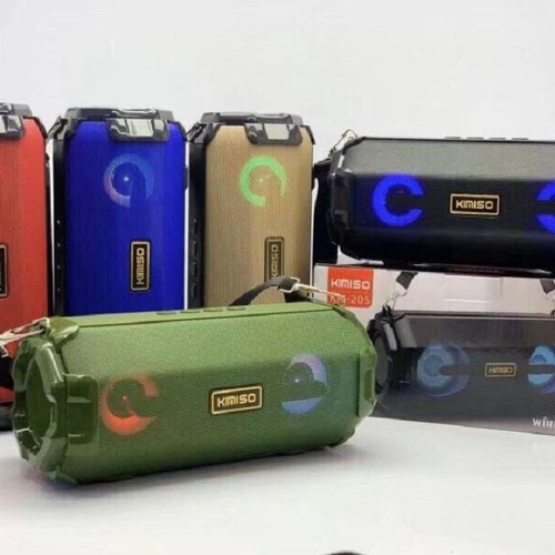 Loa bluetooth kimiso kms-205, loa bluetooth xách tay có dây đeo bảo hành 12 tháng
