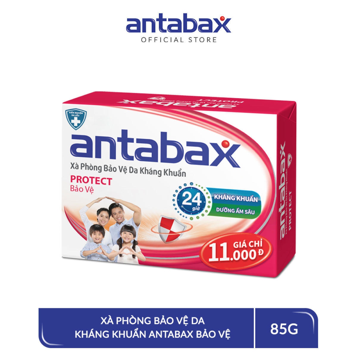 Xà Phòng Bảo Vệ Da Kháng Khuẩn Antabax Protect Bảo Vệ 85g