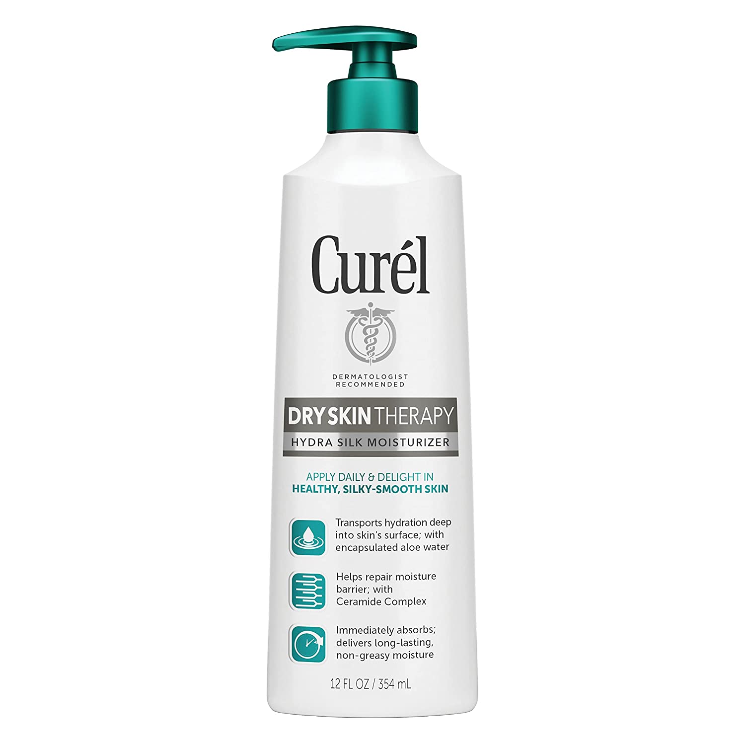Dưỡng Thể Cho da rất khô Curel Extra Dry Skin Therapy Lotion, Body and Hand Moisturizer, Hydra Silk Hydration 354ml