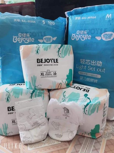 Bỉm quần Bejoyle Nội Địa Trung đủ size M96,L90,Xl78,XXL66