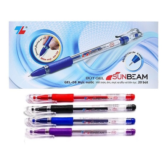 Bút gel nước Thiên Long Gel-08 cỡ ngòi 0.5mm