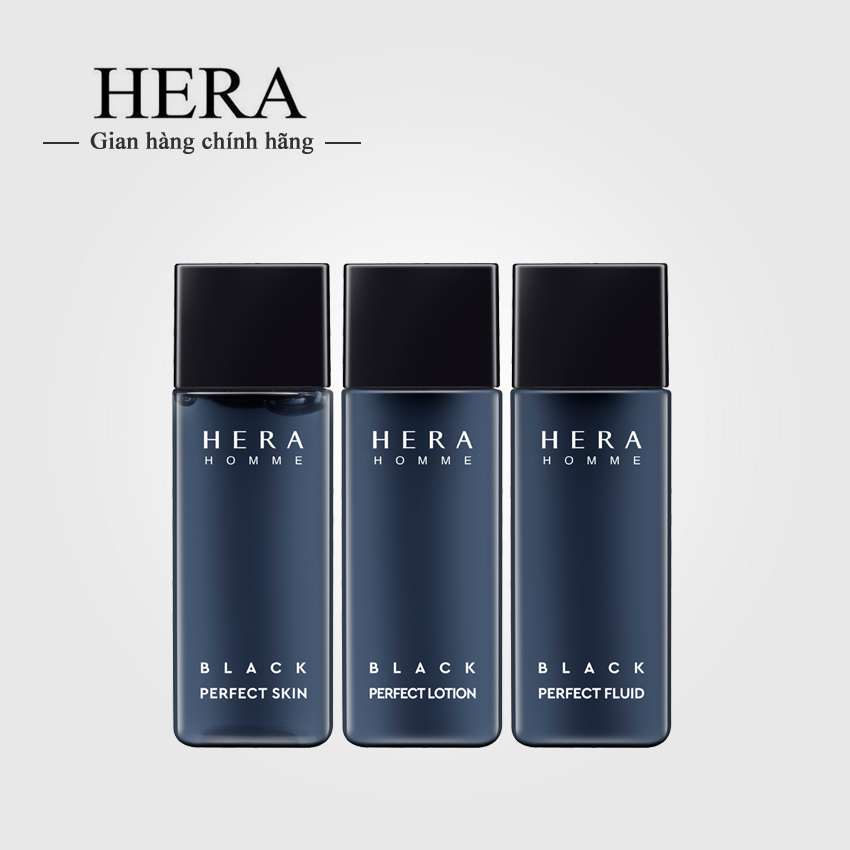 Bộ dưỡng da Nam Hera Homme Black Perfect Kit 60ml - Bộ dưỡng tái tạo da Nam Hera
