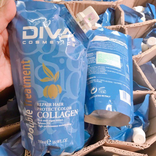 🌻dầu hấp phục hồi collagen diva 500ml🌻