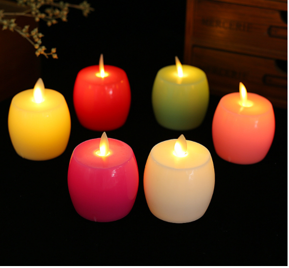 nến táo, nến điện tử hình quả táo