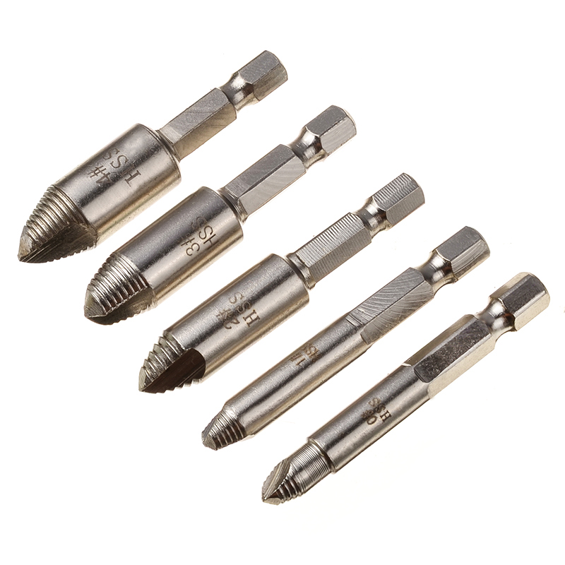 Dụng cụ bằng thép tháo ốc gãy 5 cây đa năng