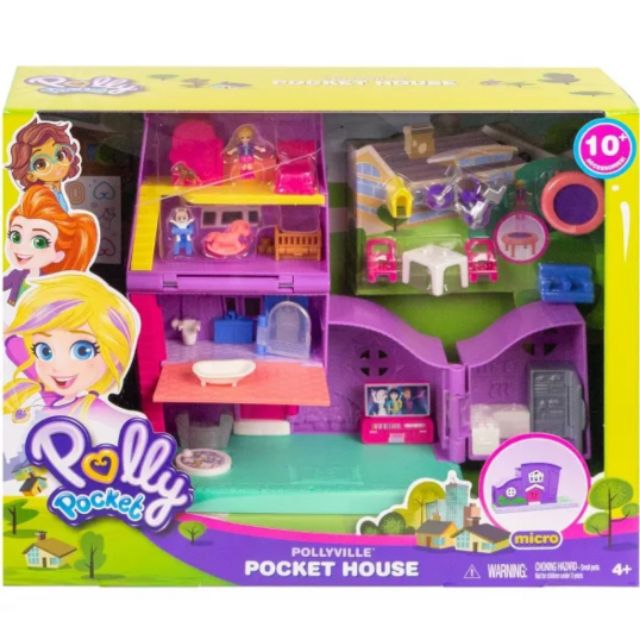 HCMBộ đồ chơi ngôi nhà mini Polly pocket nhập Mỹ