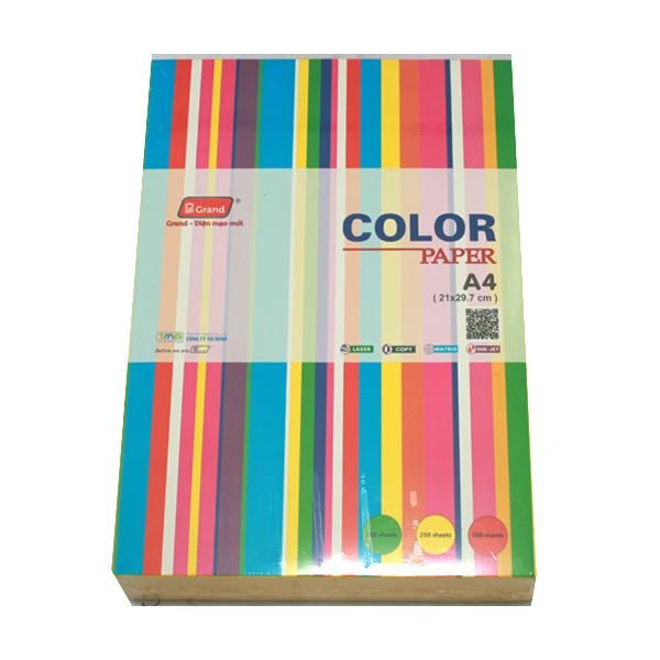 [HCM]Bìa Giấy A4 Grand định lượng 160 gsm