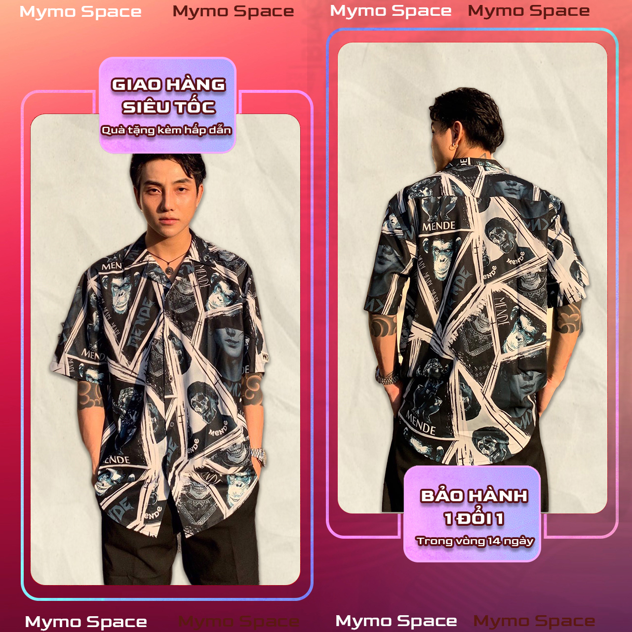 Áo Sơmi Gang Monkeyy | Sơ Mi Lụa Mềm CNK 100% | CHUẨN CAO CẤP 1:1 FORM UNISEX 40-100KG