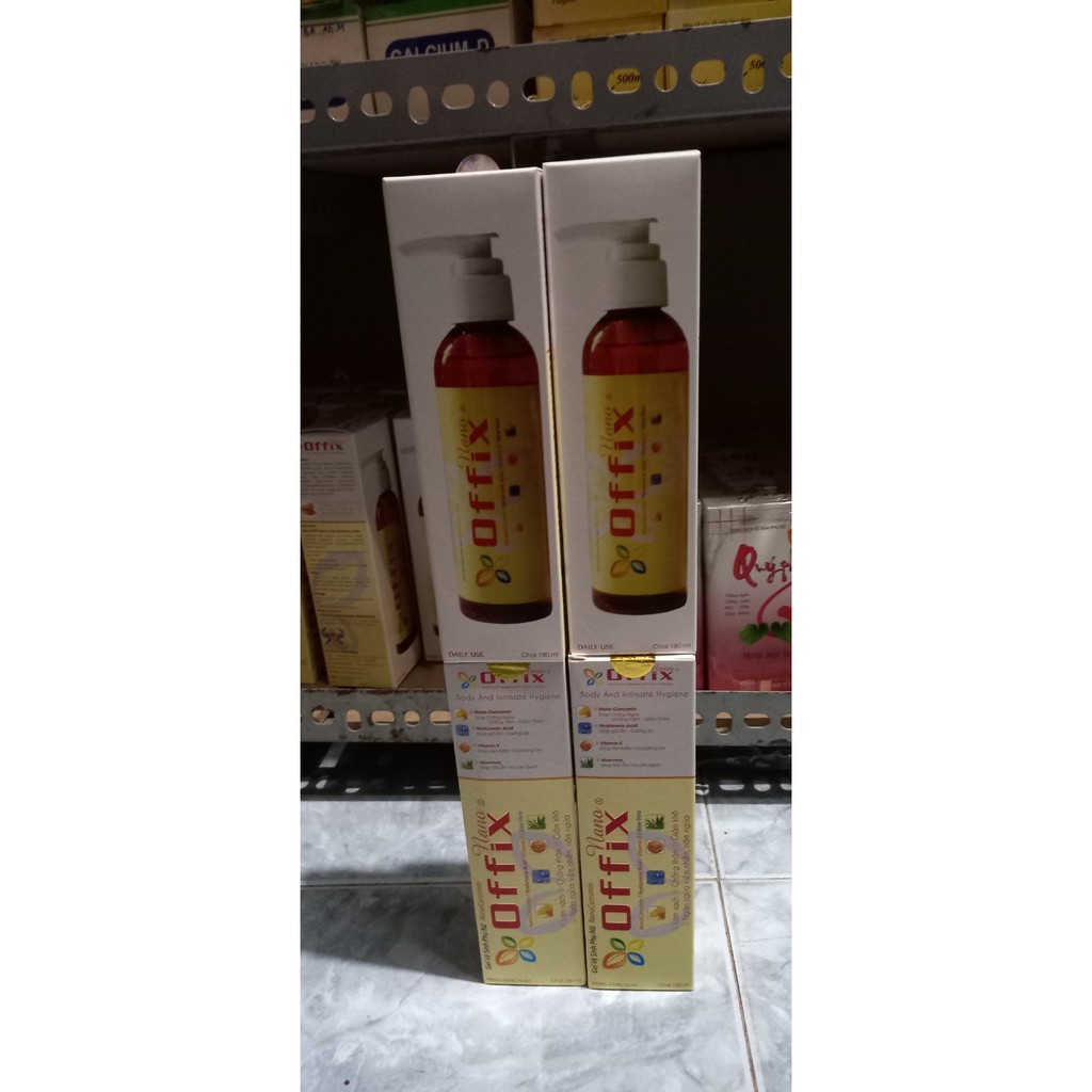 Dung dịch vệ sinh phụ nữ OFFIX nghệ nano 180ml