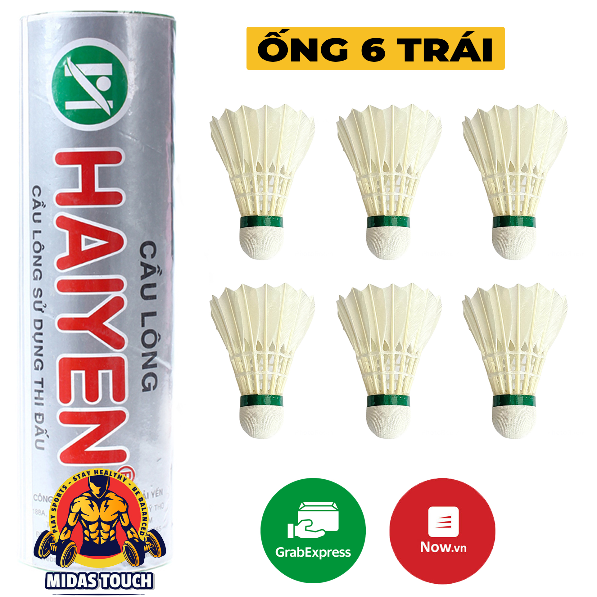 Ống Cầu Lông Hải Yến Chính Hãng Cty Hải Yến - Ống 6 trái 12 trái và bán lẻ - Cam Kết Chất Lượng Phù Hợp Với Giá Tiền Sản Phẩm Như Hình