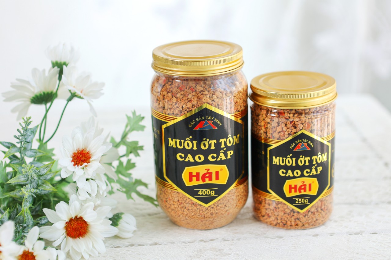 Muối ớt tôm giòn cao cấp No.1 muối Hải - đặc sản Tây Ninh