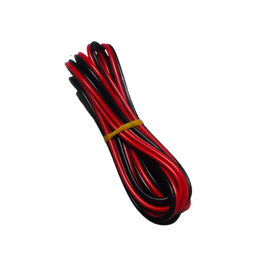 3 Mét dây điện đôi 0,3mm màu đen/đỏ lõi đồng nhiều sợi