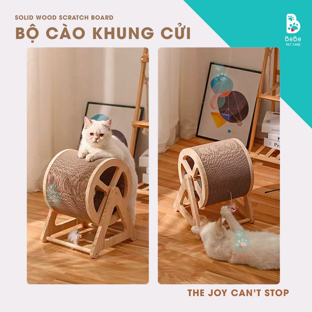 Bộ cào móng khung cửi cho mèo - đồ chơi cào móng