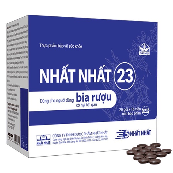 Nhất Nhất 23 -Hỗ trợ giải độc gan, bảo vệ tế bào gan, tăng cường chức năng gan - Hộp 20 gói
