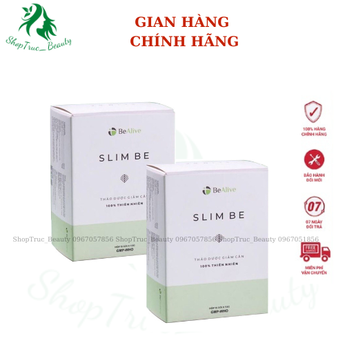 Combo 2 hộp giảm cân slim be giảm cân cường anh chính hãng