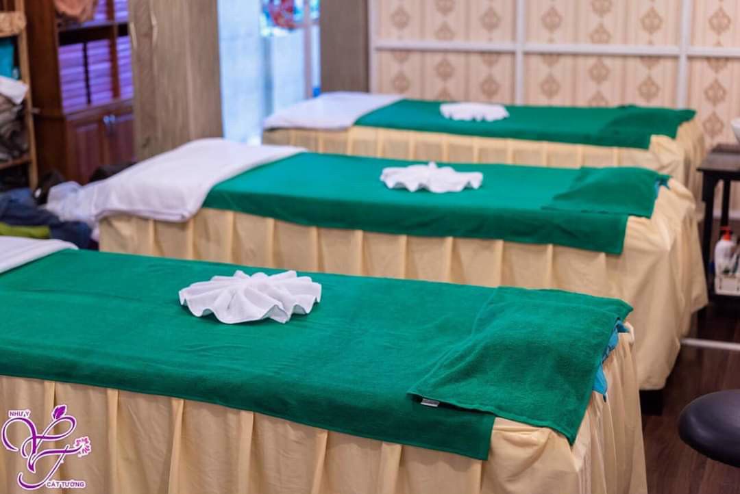 Combo 3 khăn Spa Massage Xanh cổ vịt màu độc lạ,sang trọng, khăn trải giường,đắp body, trải gối