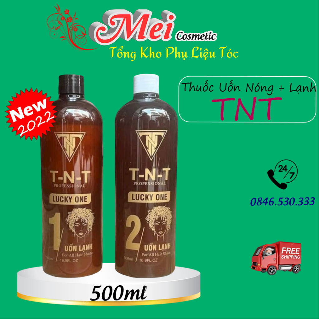 Tnt - thuốc uốn lạnh ,thuốc uốn tóc full lucky one chính hãng công ty tnt việt nam mùi hương hoa quả không _mei_